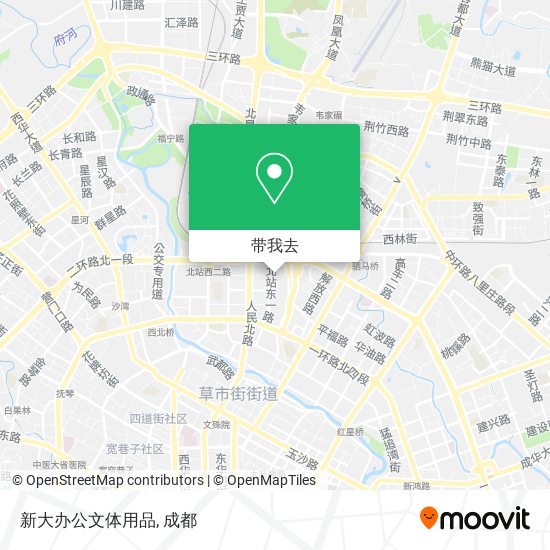 新大办公文体用品地图
