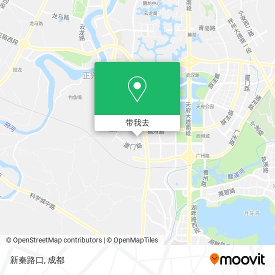 新秦路口地图