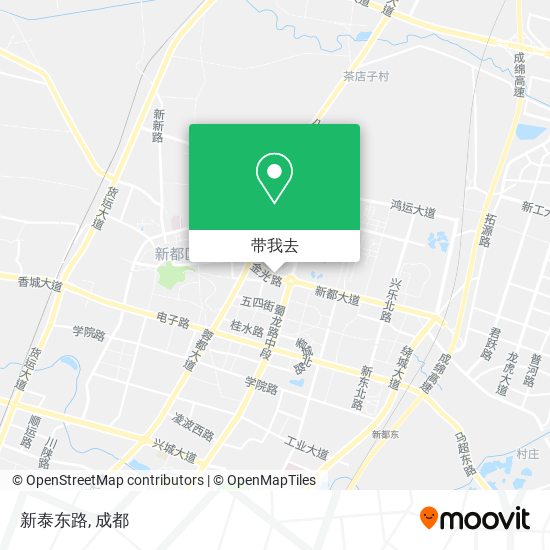 新泰东路地图