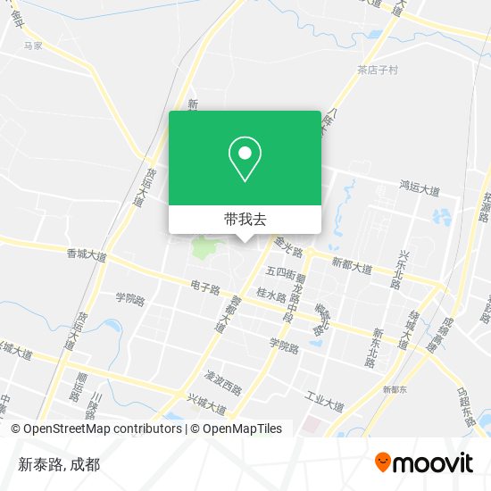 新泰路地图