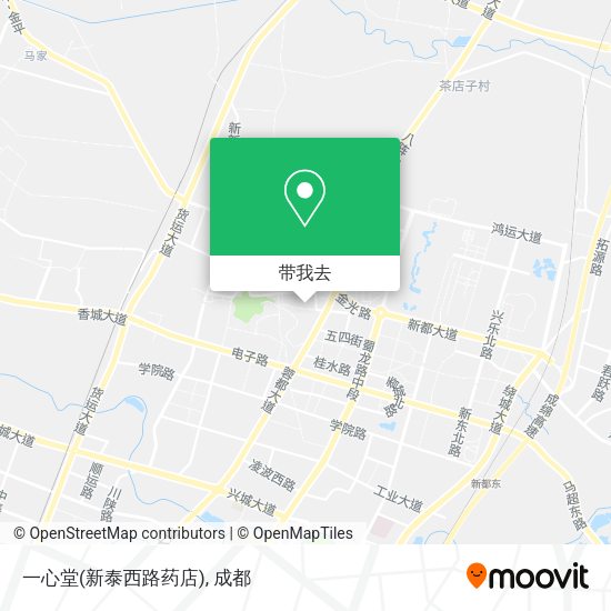 一心堂(新泰西路药店)地图