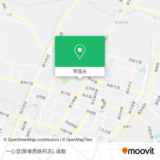 一心堂(新泰西路药店)地图