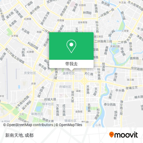 新南天地地图