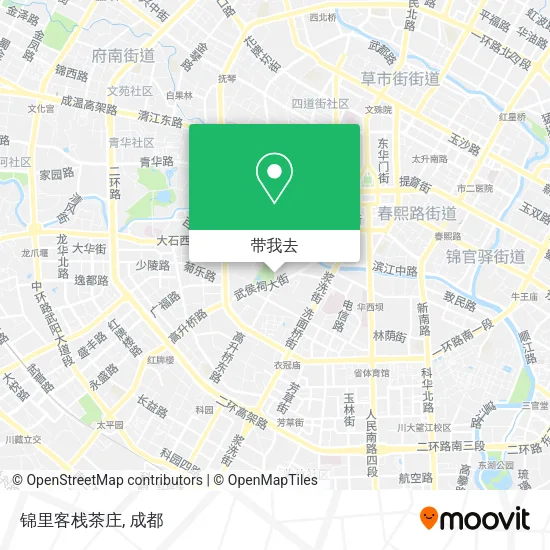 锦里客栈茶庄地图