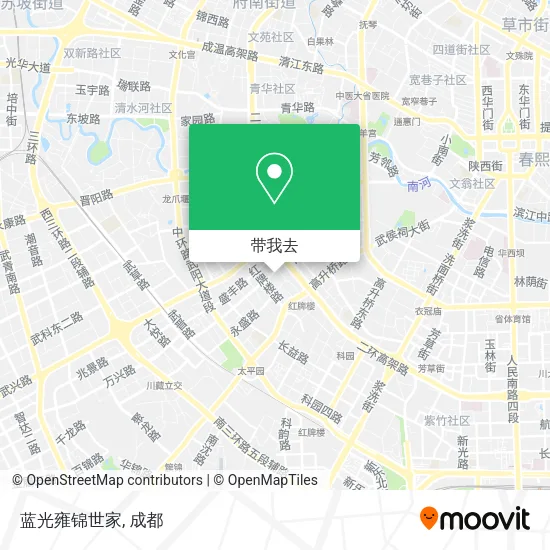 蓝光雍锦世家地图