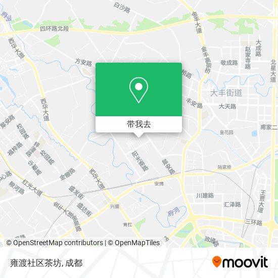 雍渡社区茶坊地图