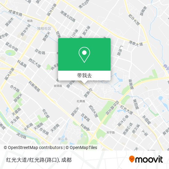 红光大道/红光路(路口)地图