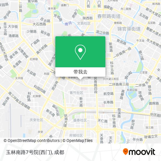 玉林南路7号院(西门)地图
