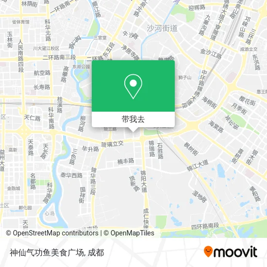 神仙气功鱼美食广场地图
