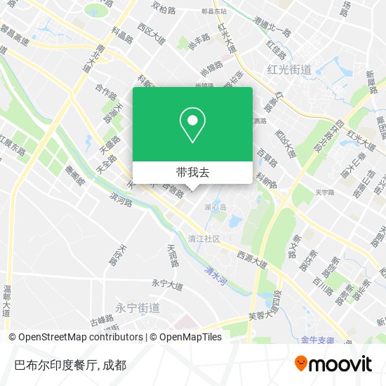 巴布尔印度餐厅地图