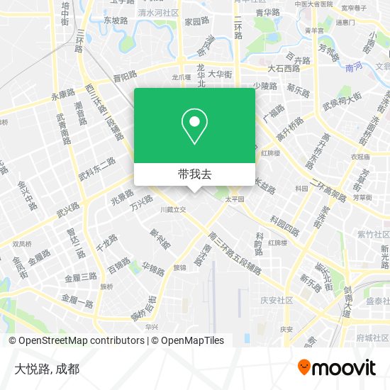 大悦路地图