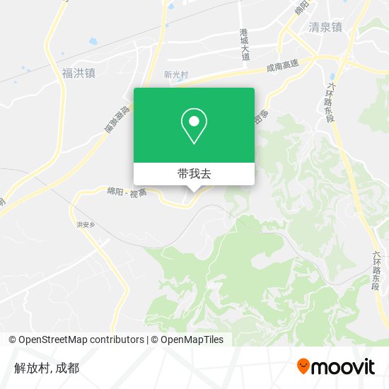 解放村地图