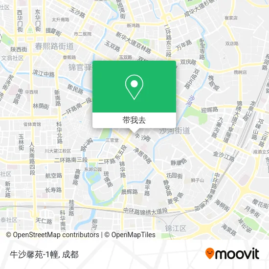 牛沙馨苑-1幢地图