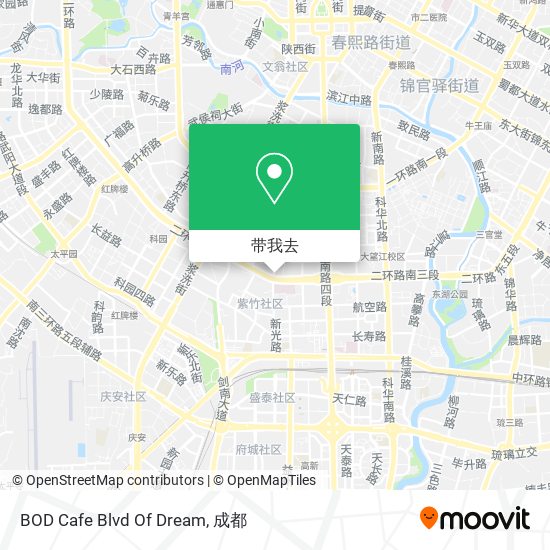 BOD Cafe Blvd Of Dream地图