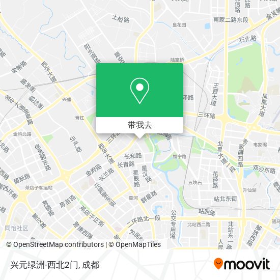 兴元绿洲-西北2门地图