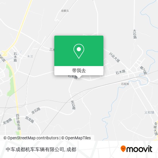 中车成都机车车辆有限公司地图