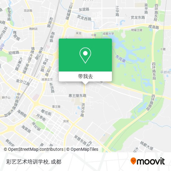 彩艺艺术培训学校地图