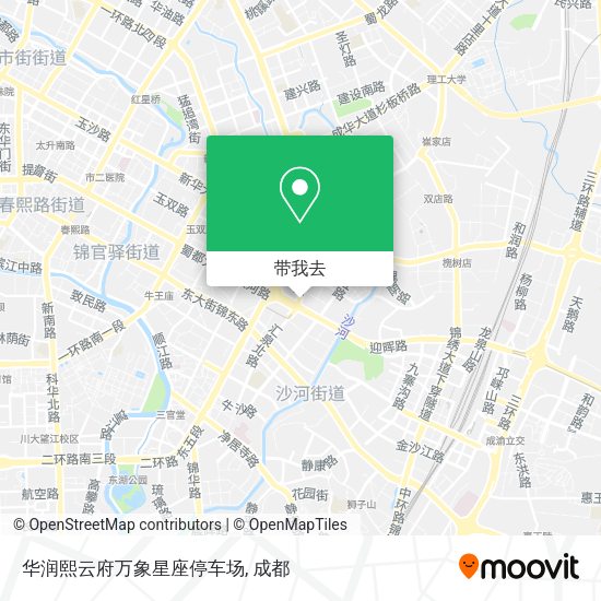 华润熙云府万象星座停车场地图