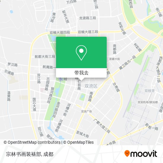 宗林书画装裱部地图