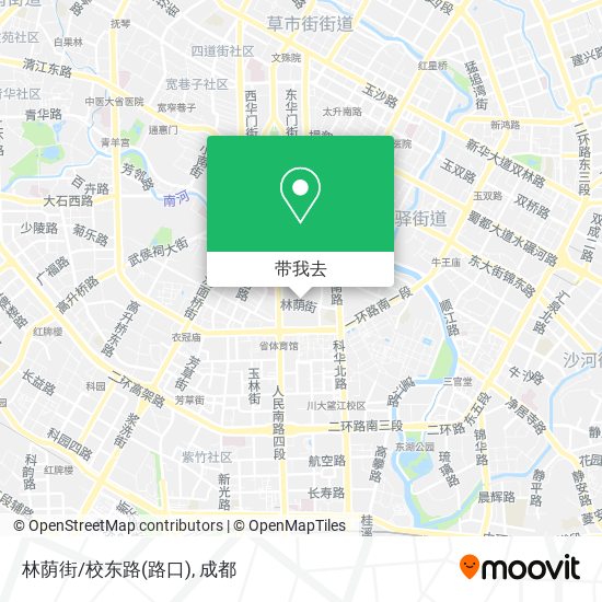 林荫街/校东路(路口)地图