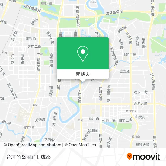 育才竹岛-西门地图