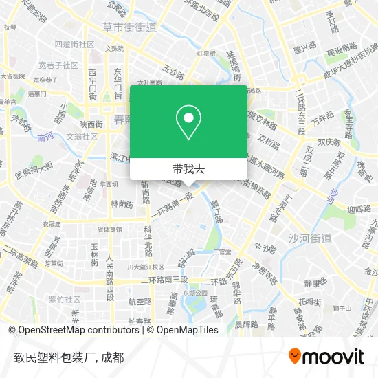 致民塑料包装厂地图