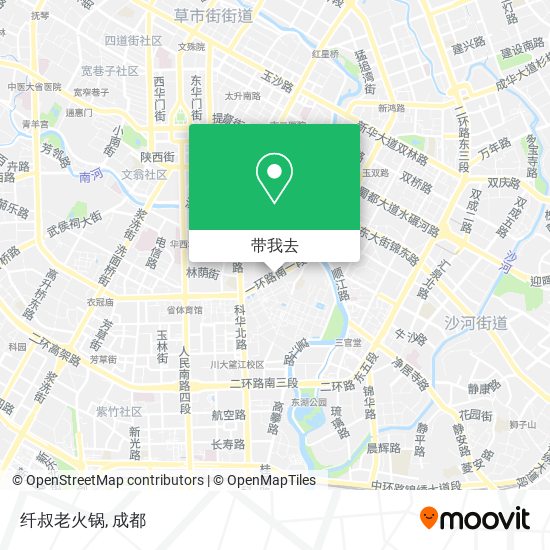 纤叔老火锅地图