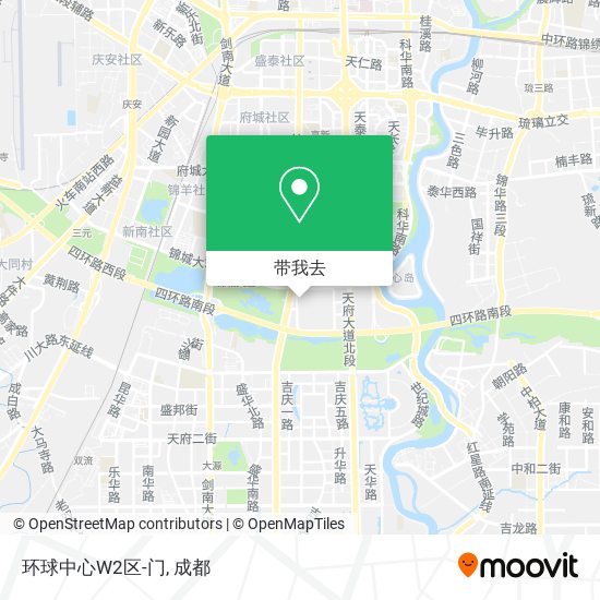 环球中心W2区-门地图