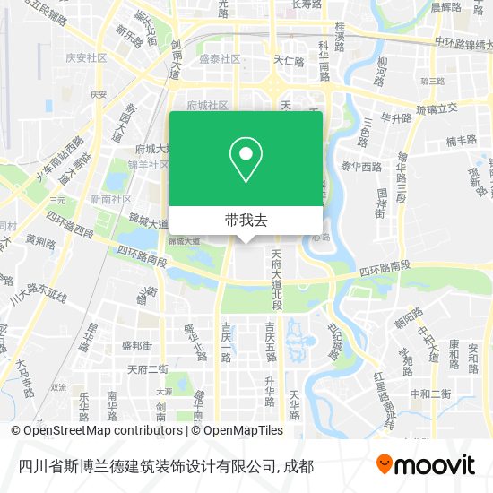 四川省斯博兰德建筑装饰设计有限公司地图