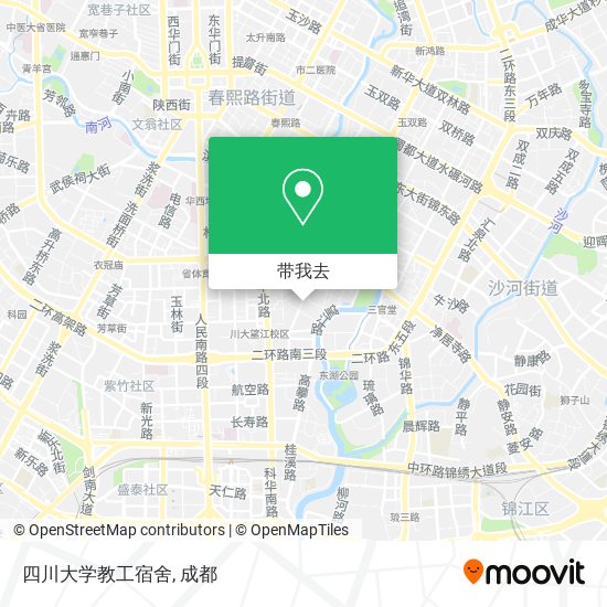 四川大学教工宿舍地图