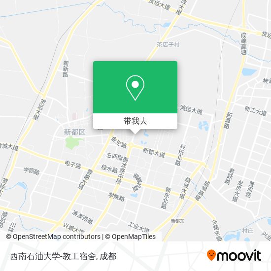 西南石油大学-教工宿舍地图