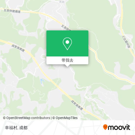 幸福村地图