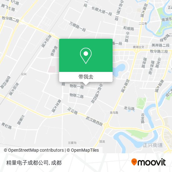 精量电子成都公司地图