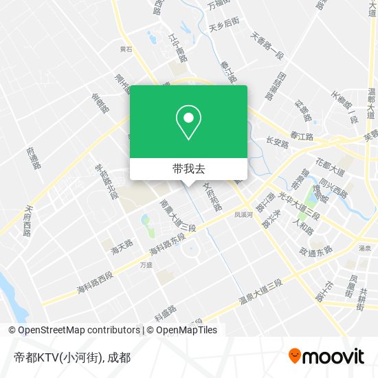 帝都KTV(小河街)地图
