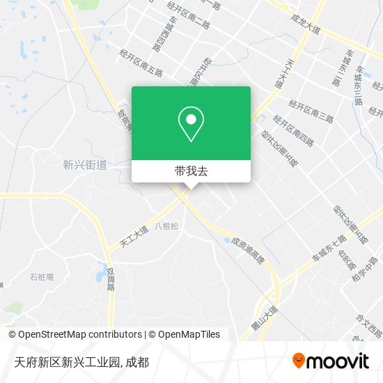 天府新区新兴工业园地图