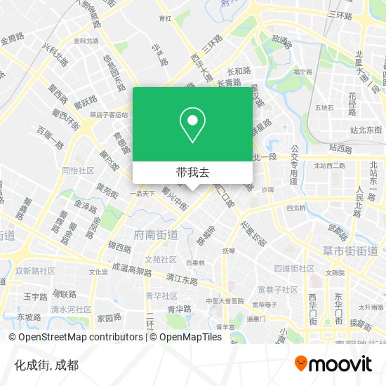 化成街地图