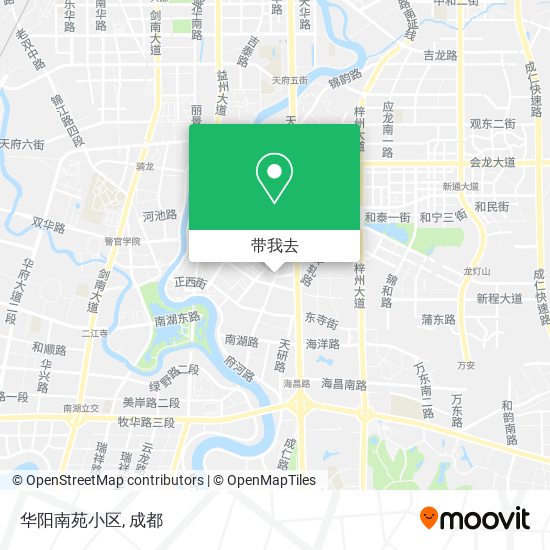 华阳南苑小区地图