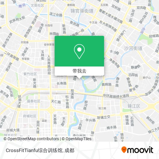 CrossFitTianfu综合训练馆地图