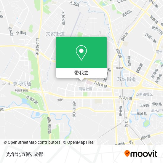 光华北五路地图
