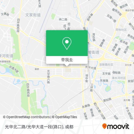 光华北二路/光华大道一段(路口)地图