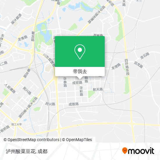 泸州酸菜豆花地图