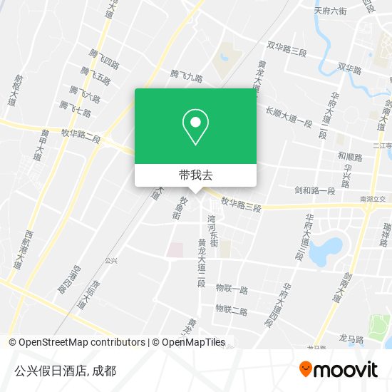 公兴假日酒店地图