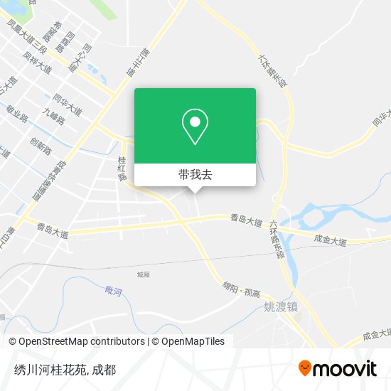 绣川河桂花苑地图