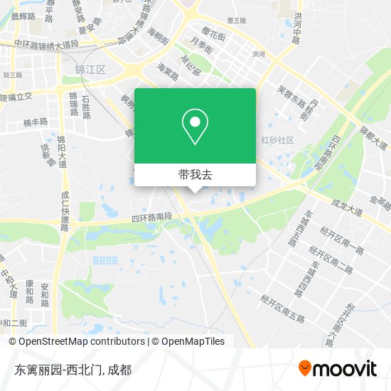 东篱丽园-西北门地图