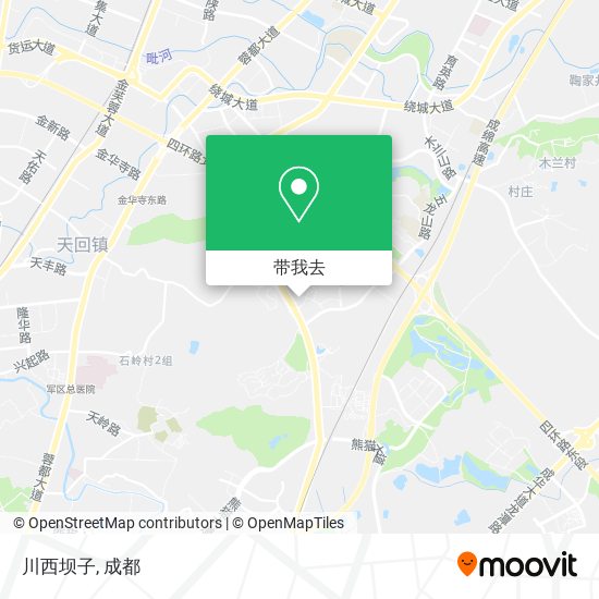 川西坝子地图