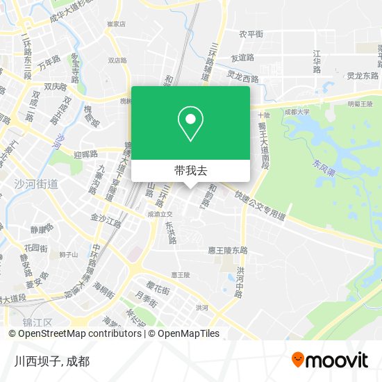 川西坝子地图