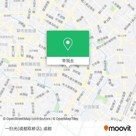一扫光(成都双桥店)地图