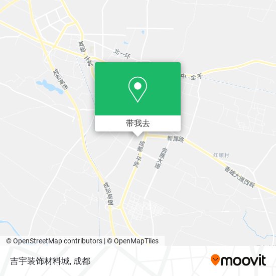 吉宇装饰材料城地图