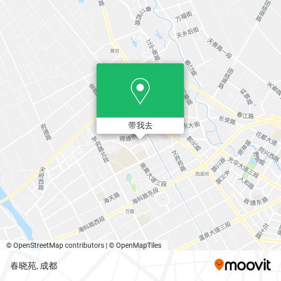 春晓苑地图