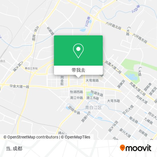 当地图